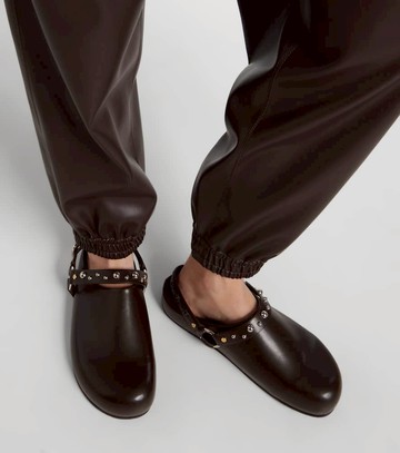 Stella McCartney Elyse studded faux leather clogs