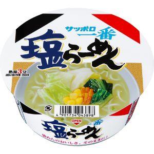 「サンヨー食品」　サッホ゜ロ一番　塩らーめんどんぶり　7５g×12個セット