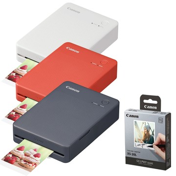 Canon SELPHY QX20 隨身印相機 公司貨 贈相紙2盒組