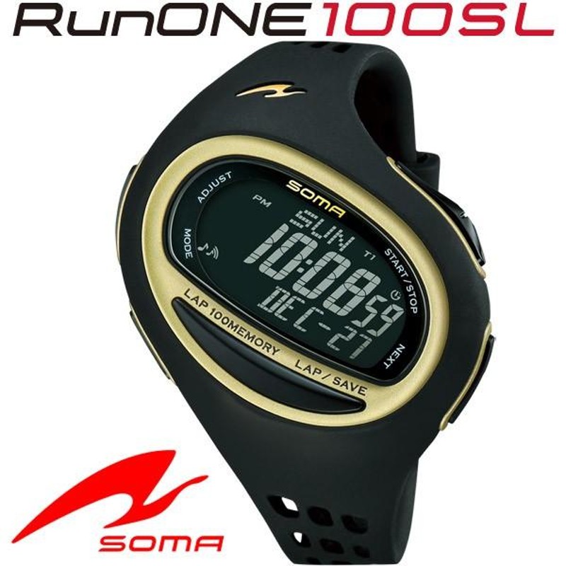 ポイント10倍】 ソーマ SOMA ランニングウォッチ RunONE 100SL Large