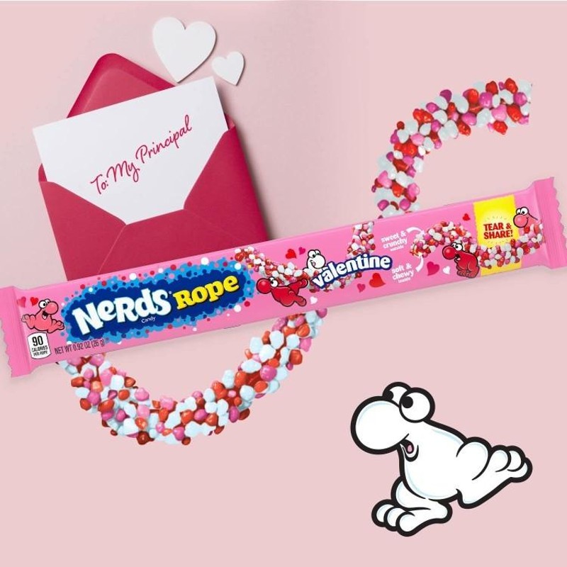 ナーズ ロープ グミ キャンディー バレンタイン 26g (0.92oz) 24個入り Nerds Rope Valentine's Candy  アメリカのお菓子 おやつ ASMR 咀嚼音 スイーツ 話題 | LINEブランドカタログ