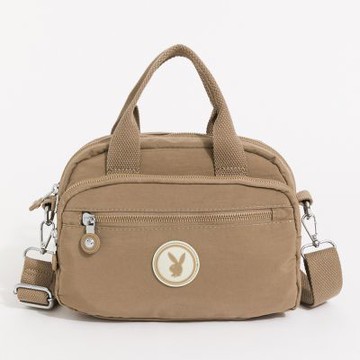 PLAYBOY - 手提包附長背帶  Daily Life系列 - 卡其色