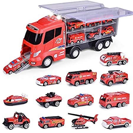 TEMI Toddler Toys for Years Old Boys, Die-cast Construction Toys