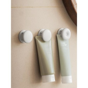 懶角落壁掛牙膏夾家用衛生間浴室墻上免打孔洗面奶擠壓器收納夾子