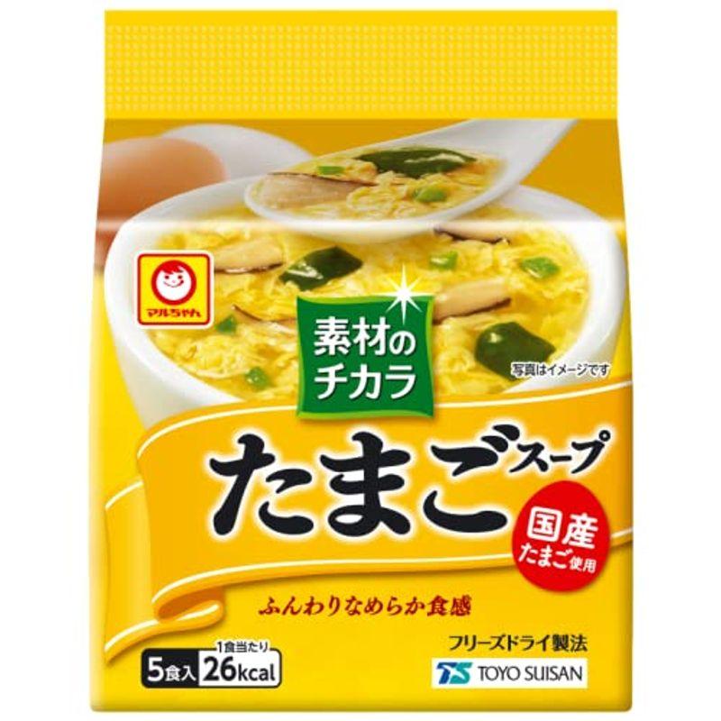 東洋水産 素材のチカラ たまごスープ 5食入×12個