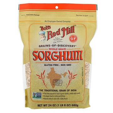 Bob's Red Mill, 全穀物，高粱，無麩質，1 磅 8 盎司（680 克）
