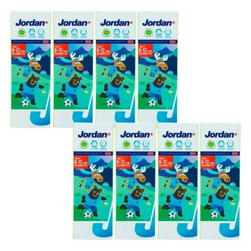 [COSCO代購6] D156505 Jordan 6-12歲兒童牙膏 含氟1000ppm 青蘋果口味 75公克 X 8入