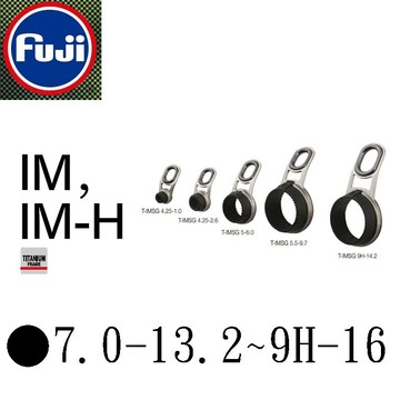 《FUji》(斜口珠)T-IMSG 中壢紅海釣具館 尺寸:7.0-13.2~9H-16磯釣竿小繼竿日本原裝富士斜口IM珠