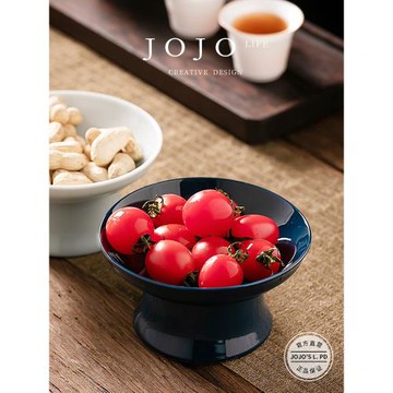 JOJO'S L. PD.ship.果盤復古茶道日式高腳茶點盤陶瓷托盤 | 鄉疇