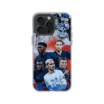 iPhone 15 Pro Max Clear 透明 - FFF - France National team - Mix Jerseys