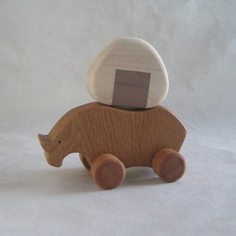 木製おもちゃ お子様に 動物コロコロ おにぎりカラカラ ２個セット 通販 Lineポイント最大0 5 Get Lineショッピング
