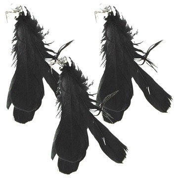 怪獸部落 逗貓棒補充包 惡魔 黑色 20cm  惡魔黑色  3組