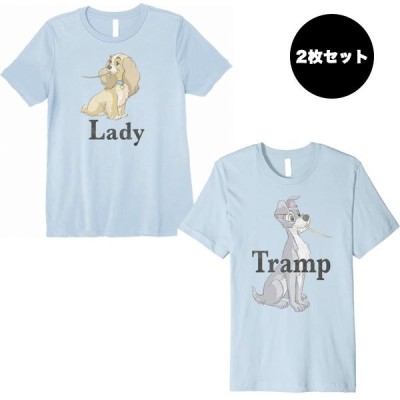 ディズニー ペアルック わんわん物語 Tシャツ グレー レディース メンズ 男女 カップル 夫婦 お揃い 双子コーデ レディ トランプ 通販 Lineポイント最大0 5 Get Lineショッピング