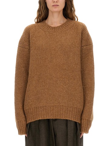 saint laurent thick knit pullover