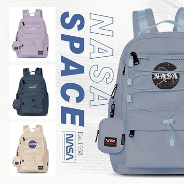 【NASA SPACE】太空旅人 大容量 經典後背包 可放15吋筆電 旅行 電腦包 登機包 大學包 - NA20002