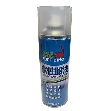 恐龍環保水性噴漆/WP124/銀色/300ML