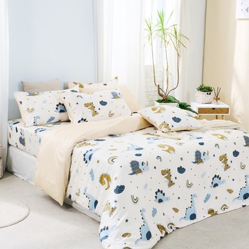 薄被套-雙人 / 6x7尺 / 40支萊賽爾天絲 / 恐龍星球 台灣製