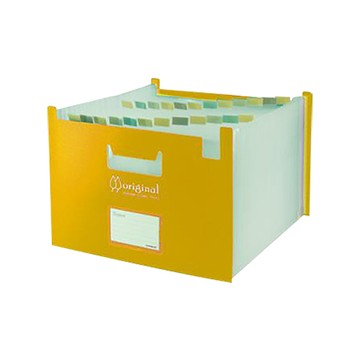 DATABANK 24層站立風琴夾/OT-A424/黃