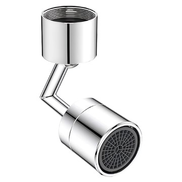 萬向水龍頭 720°旋轉 L型支持上出水 起泡防濺  單檔款(2.5 x 2.2cm)  1組