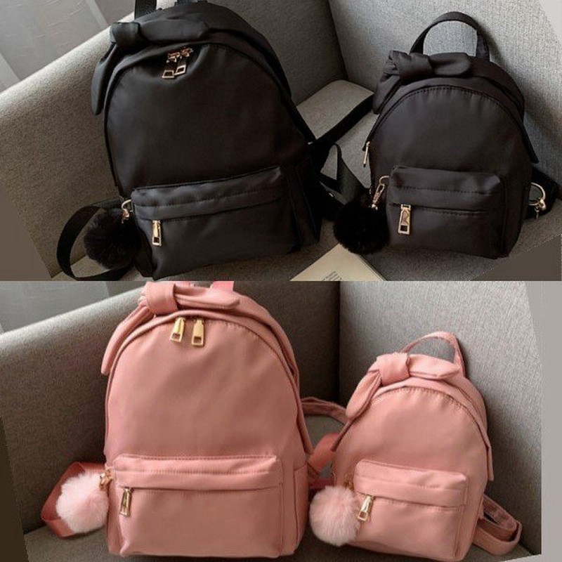 リュック レディース ミニ ショルダーバッグ 2way 小さめ かわいい リボン ファー付き ブラック 黒 ピンク 便利 機能的 コンパクト 通販 Lineポイント最大get Lineショッピング