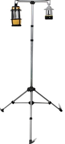 【露營趣】TNR-042 伸縮鋁合金燈架 露營燈架 三角燈架 營燈架 營燈架 燈柱 吊燈架