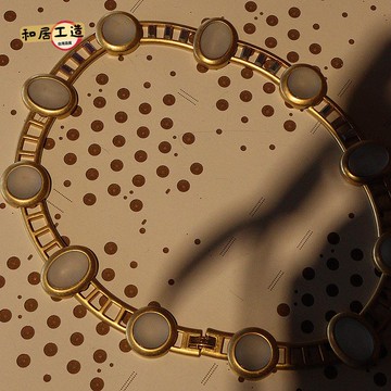 mazer罕見藝術琉璃項鏈mazer罕見月光石手鏈vintage古董首飾復刻[DD0508003]