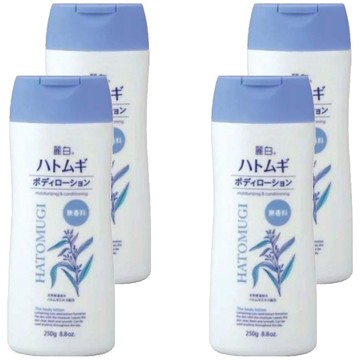 KUMANO 熊野油脂 麗白 薏仁 身體乳 無香型  250g  4瓶