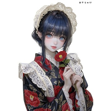 【9 月新作】07-143-0088 人物貼紙 幻想復古浪漫喫茶