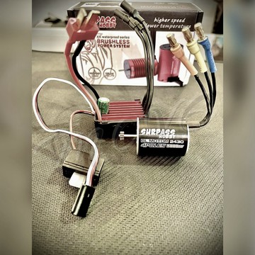 ✿AREA.TOY✿ 頑皮龍 D12 WPL  SHRPASS 2430 5800kv 無刷 馬達 無刷電變 25A