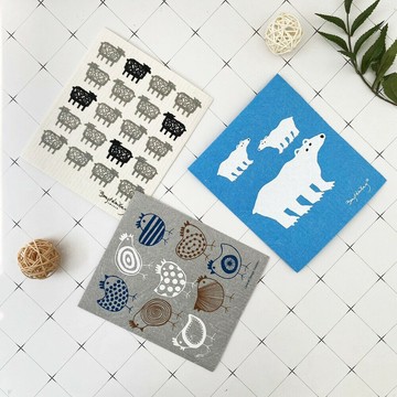 廚房抹布 德國製 超吸水 天然纖維抹布｜小雞 羊 北極熊 抗菌 洗碗布 餐具布 擦拭 - 廚房抹布 抗菌 不掉棉絮 吸水快乾 天然纖維 玻璃擦拭 餐具布 日本進口 日本 代購 日本代購 現貨 快速出貨 日本空運來台 德國製 超吸水 天然纖維抹布｜小雞 羊 北極熊 洗碗布