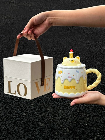 圣誕節禮物禮盒裝  送女生生日禮物兒童馬克杯送閨蜜禮盒創意女孩實用學生黨蛋糕杯子