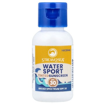 Stream2Sea, 有色抗曬霜，運動系列，SPF 30，中性，1 液量盎司（30 毫升）