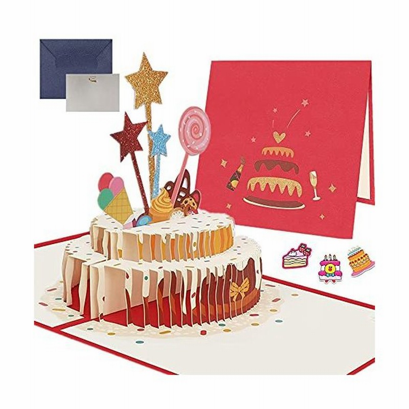 誕生日カード 立体 グリーティングカード 立体カード 3dバースデーカード メッセージカード Birthday Card 3dポップアップカード 記念 通販 Lineポイント最大0 5 Get Lineショッピング