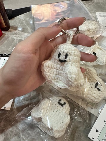 手作幽靈吊飾掛件鑰匙圈