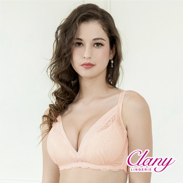 【Clany可蘭霓】MIT集中爆乳無鋼圈 BCD罩杯涼感內衣 6991-36 橘色