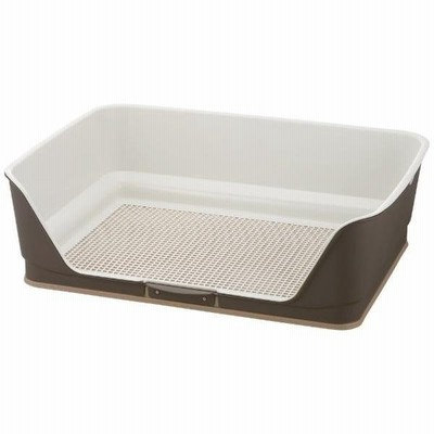 リッチェル お掃除簡単ステップ壁付トイレ ワイド ダークブラウン