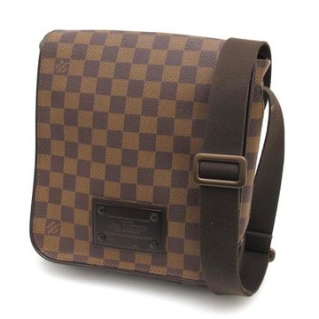 LV 棋盤格Brooklyn 布魯克林掀蓋斜背記者包(展示品)