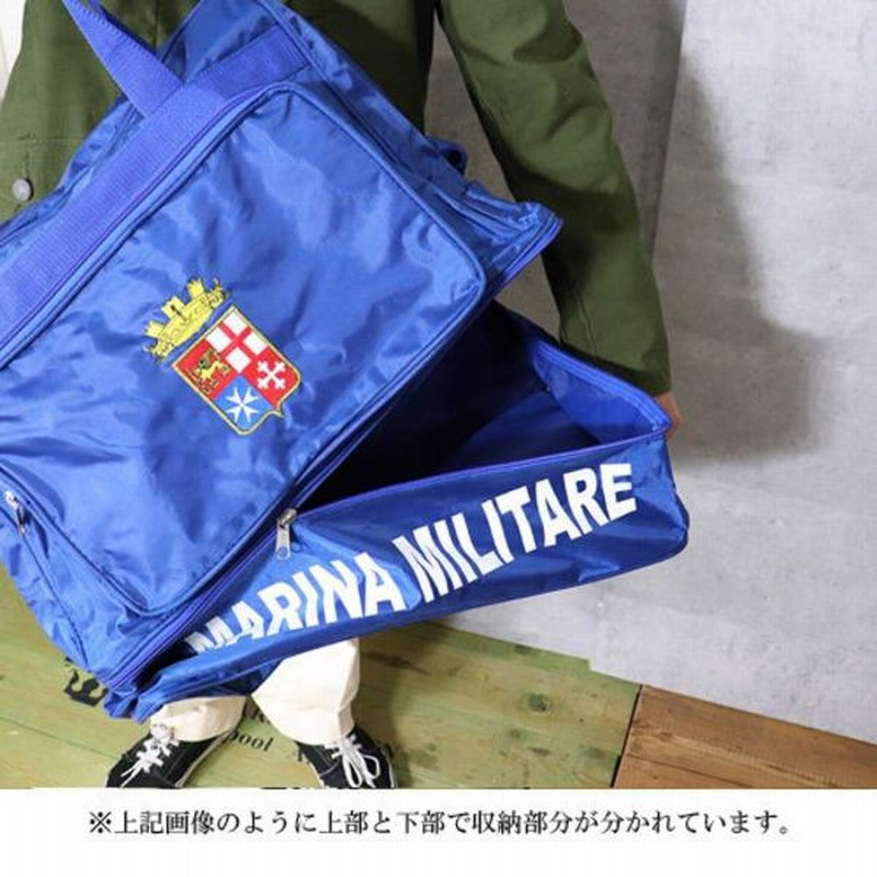 宅急便は割引特典対象！ イタリア海軍放出 ボストンバック 80L容量 未使用 デットストック D 通販