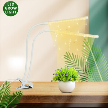 植物燈 LED生長燈 全光譜補光燈 可調光定時 仿太陽光生長燈 夾子植物生長燈 夾燈 燈管 多肉植物燈燈