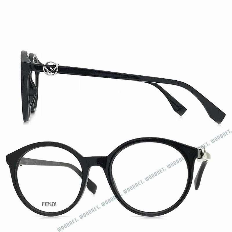 FENDI フェンディ メガネフレーム ブランド ブラック FF-0309