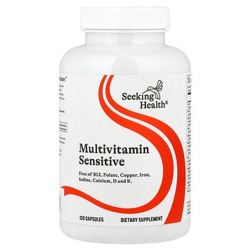 Seeking Health, Multivitamin Sensitive 複合維生素敏感，120 粒膠囊