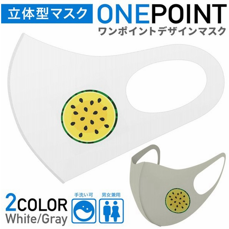 マスク 2枚セット ワンポイント 50mm 洗える ポリエステル 布 メンズ レディース 幼児 こども ジュニア スイカ 果物 フルーツ イラスト 黄色 通販 Lineポイント最大0 5 Get Lineショッピング