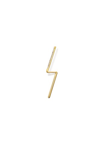Shihara - Diamond Post Earring 0101 - women - 18kt Yellow Gold/Diamond - One Size - Metallic