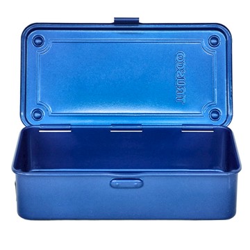 TRUSCO 上掀式收納盒 大 T-190 日本工具箱  鐵藍色  1個