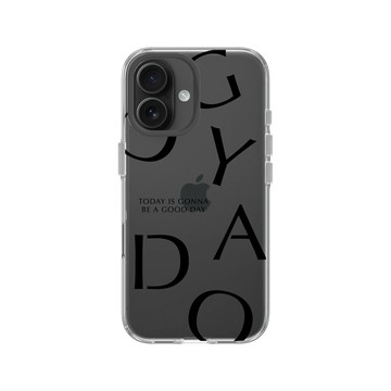 iPhone 16 Clear Case（相機按鈕） 透明 - 好日曆 GOODAY (星期安有限公司) - 大好日子(黑字款)