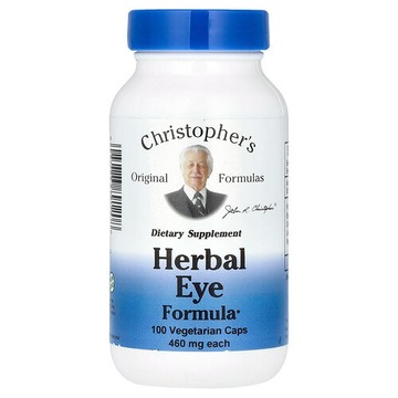 Christopher's Original Formulas, 草本護眼配方，100 粒素食膠囊