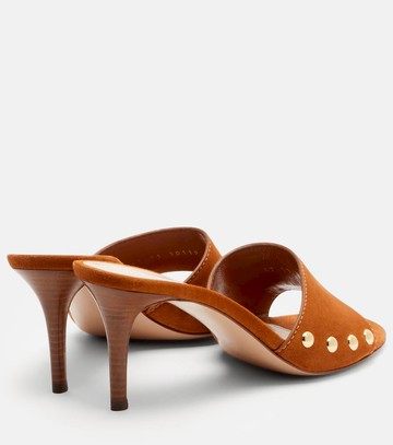 Gianvito Rossi Embellished suede sandals