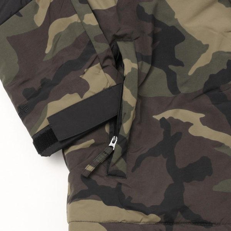 ALPHA アルファ TA0645 220) D.Woodland camo アバランチ プリマロフト