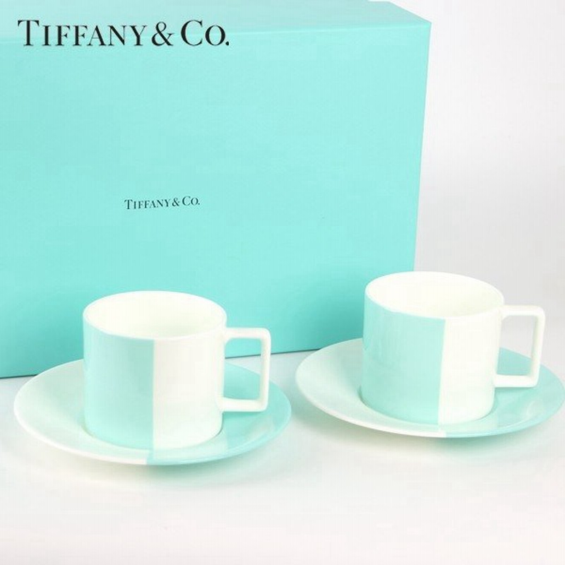 ティファニー カップ Tiffany Co Teacup And Saucer カラーブロック ティーカップ ソーサー ボーンチャイナ ペア ラッピング無料 La9121 通販 Lineポイント最大0 5 Get Lineショッピング