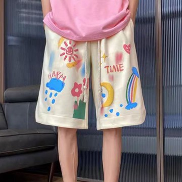 夏特大碼超大加肥加大號400斤胖哥休閑寬松七分褲肥佬中短褲子男